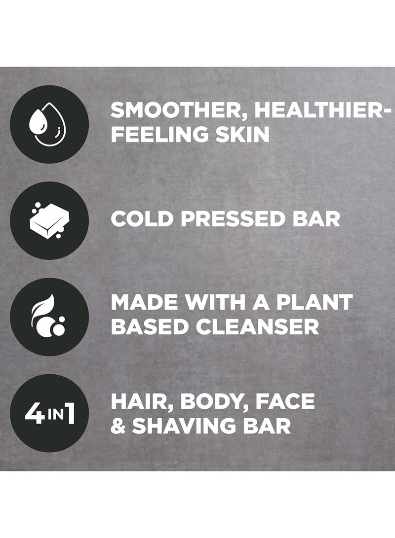 Dove Men+Care 3 Pack 3 in 1 Charcoal + Clay Soap Bar Each 106g Body Face and Hand Exfoliating, Purifying Bar Soaps for Men, Plant Based with Essential Oils, Moisturizes Dry Skin, Clean Scent - Image 5